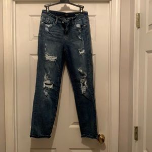 Judy Blue distressed jeans. Size 9/29. Lots of stretch. New without tags